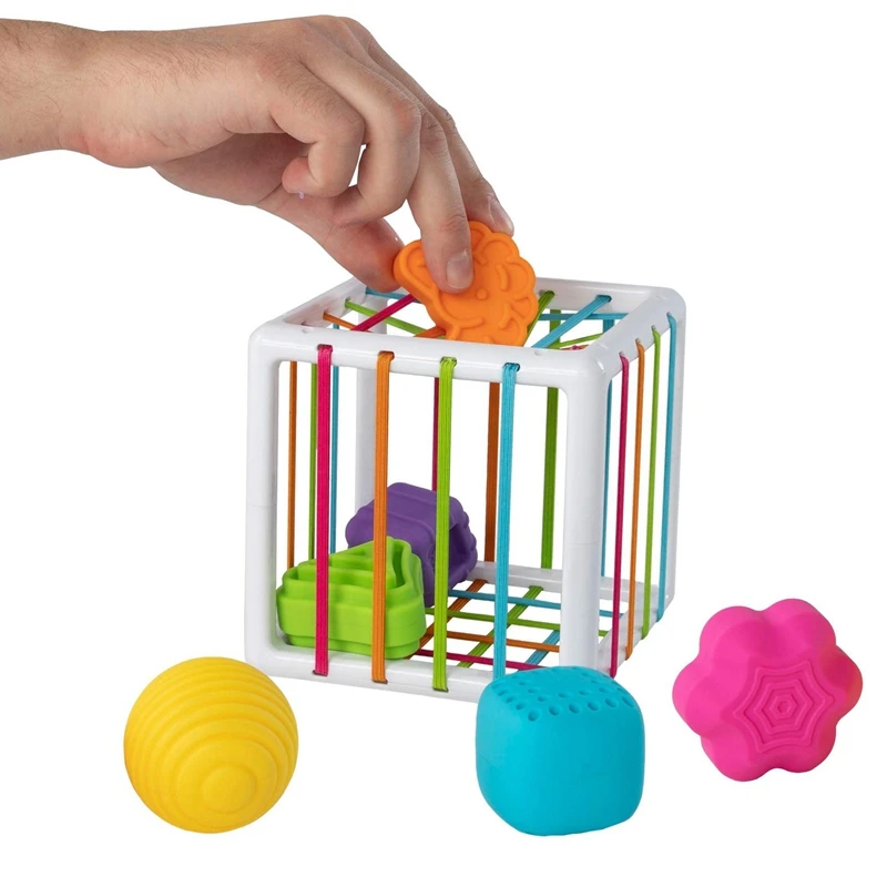 Baby Shape Sorting Toy Motor Skill Tactile Contact Toy 10 Months to 3 Years InnyBin Soft Cube Educational Toy
Baby Shape Sorting Toy Motor Skill Tactile Contact Toy 10 Months to 3 Years InnyBin Soft Cube Educational Toy