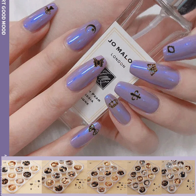 Gold Silver Black Beauty Accessory Box Nail Art Metal Decoration Stars and Moon Nail Art Crown Nail Art Metal Diamond
Gold Silver Black Beauty Accessory Box Nail Art Metal Decoration Stars and Moon Nail Art Crown Nail Art Metal Diamond
