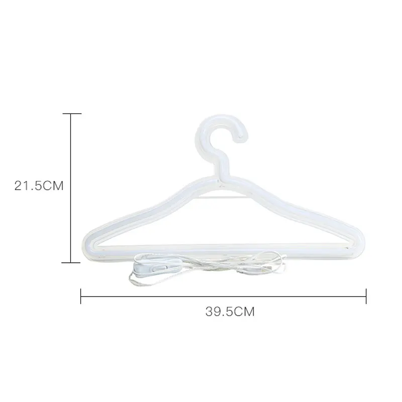 LED Neon Light Sign Clothes Stand USB Powered Hanger Night Lamp for Bedroom Home Wedding Clothing Store Art Wall Decor Xmas Gift
LED Neon Light Sign Clothes Stand USB Powered Hanger Night Lamp for Bedroom Home Wedding Clothing Store Art Wall Decor Xmas Gift