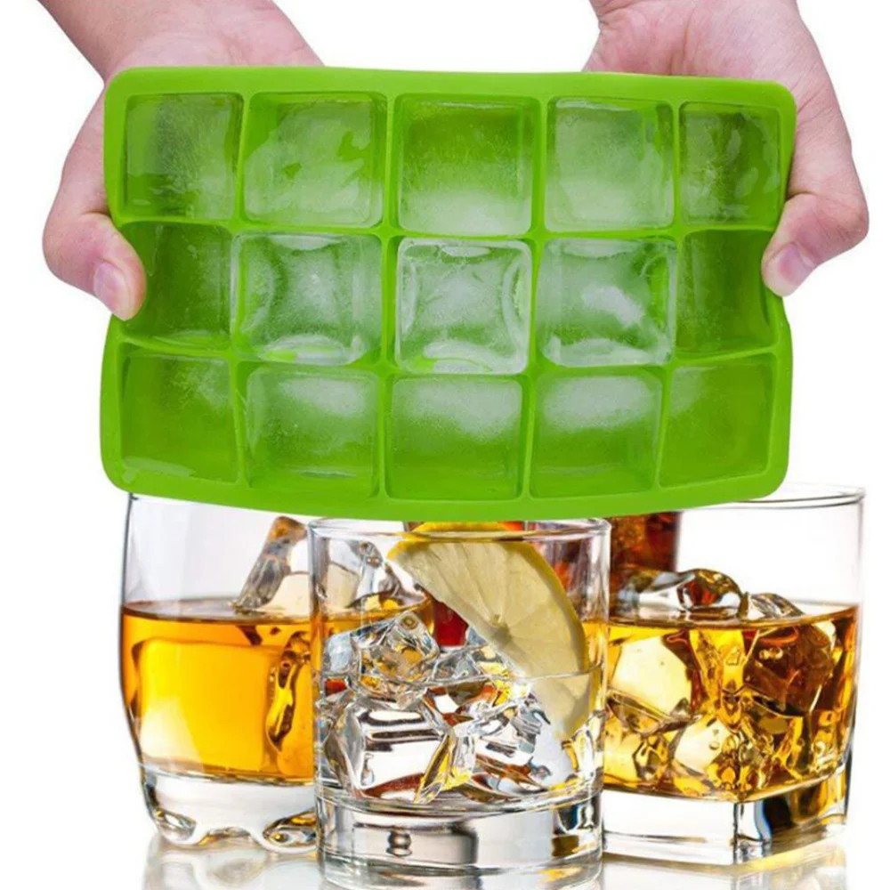 Cavities Ice Cube Cake Mold DIY Silicone Ice Brick Mould for Ice Jelly Cupcake Fondant (Green)
Cavities Ice Cube Cake Mold DIY Silicone Ice Brick Mould for Ice Jelly Cupcake Fondant (Green)