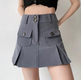 Harajuku Vintage High Waist Y2k Pleated Sexy Mini Skirt Women Black Pocket Short Suits With Skirts School Uniform Tennis Faldas
Harajuku Vintage High Waist Y2k Pleated Sexy Mini Skirt Women Black Pocket Short Suits With Skirts School Uniform Tennis Faldas