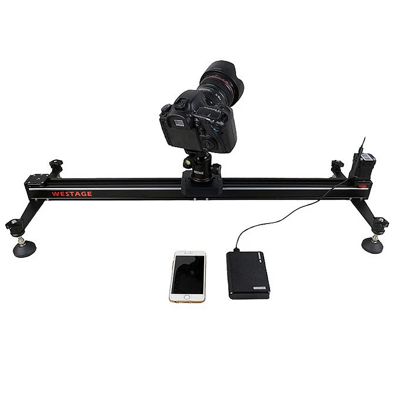 Camera Accessories Video Shooting Delay Timelapse Motorized Camera Slider With Phone APP Control
Camera Accessories Video Shooting Delay Timelapse Motorized Camera Slider With Phone APP Control