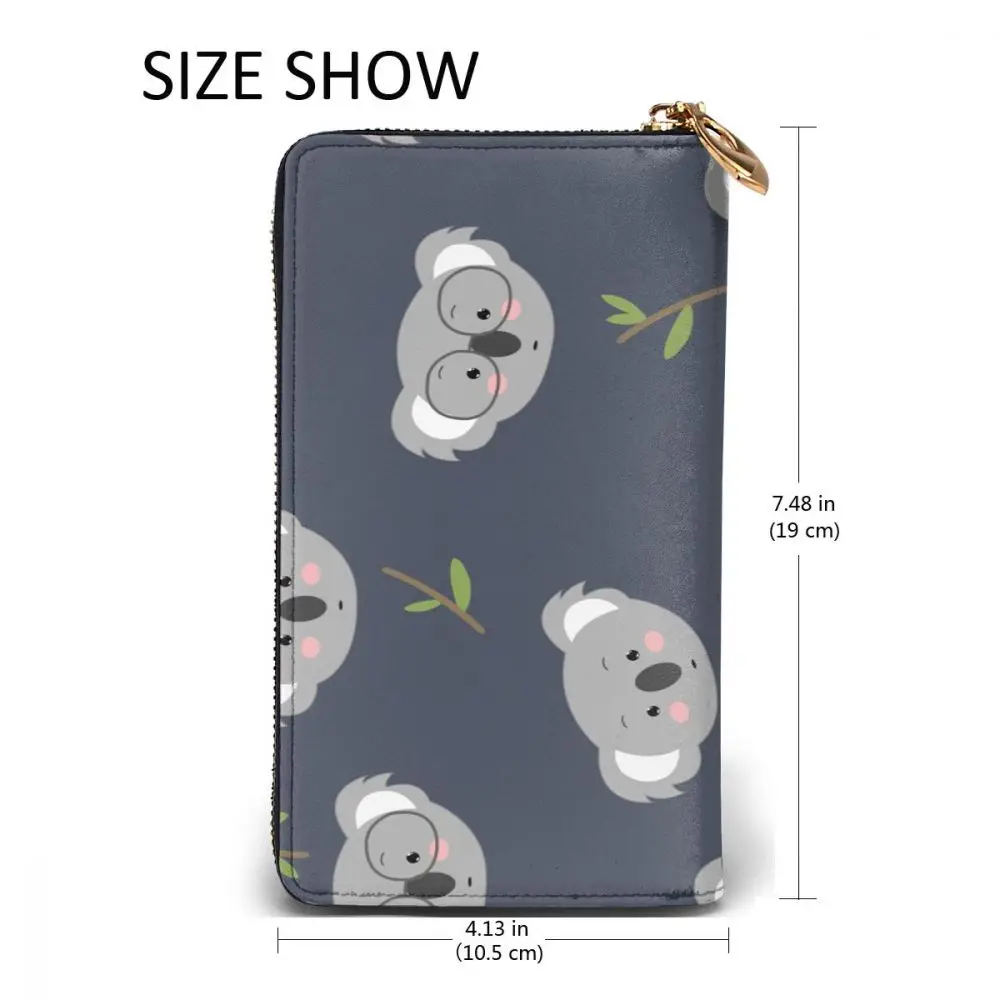 2021 Leather Wallet Long Cute Koala Heads Multiple Cards Holder Clutch Female Male Purse Standard Wallet
2021 Leather Wallet Long Cute Koala Heads Multiple Cards Holder Clutch Female Male Purse Standard Wallet