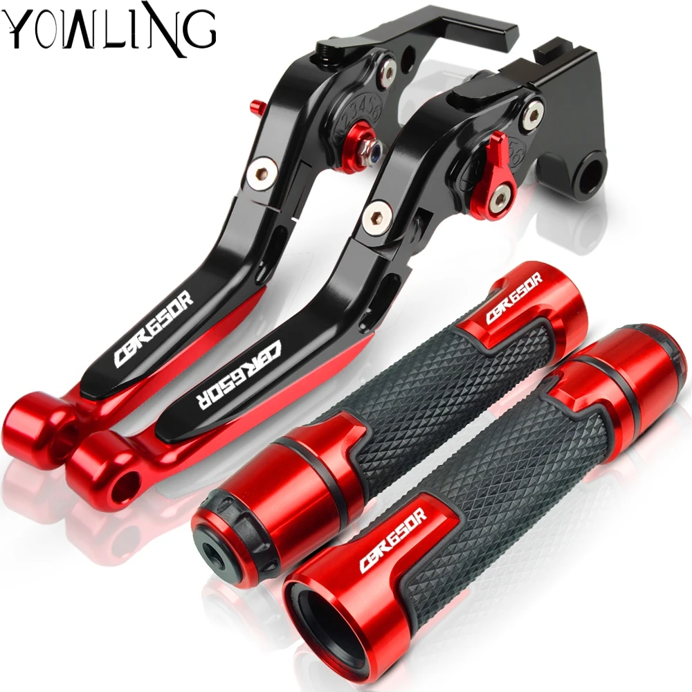 Motorcycle Accessories Extendable Brake Clutch Levers Handlebar Hand Grips ends FOR HONDA CBR650R CBR 650R CBR650 R 2018 2019
Motorcycle Accessories Extendable Brake Clutch Levers Handlebar Hand Grips ends FOR HONDA CBR650R CBR 650R CBR650 R 2018 2019