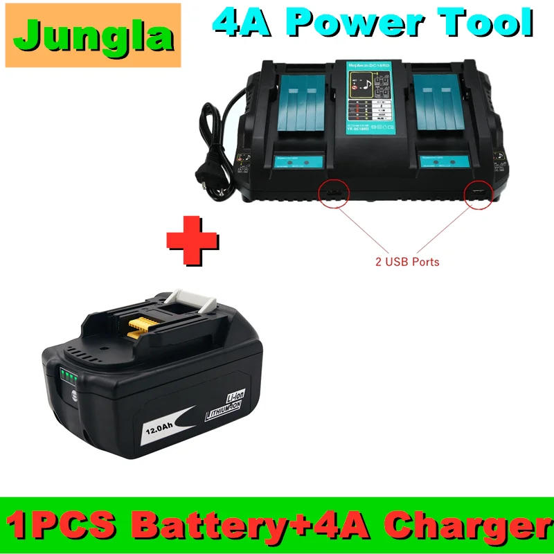 2020 BL1860 Rechargeable Battery 18V 18000mAh Lithiumfor Makita 18v Battery BL1840 BL1850 BL1830 BL1860B LXT 400+4A charger
2020 BL1860 Rechargeable Battery 18V 18000mAh Lithiumfor Makita 18v Battery BL1840 BL1850 BL1830 BL1860B LXT 400+4A charger
