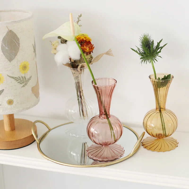 Glass Flower Base Living Room Desktop Nordic Home Desk Decoration Crystal Vases for The Interior Hydroponic Flower Stained Vase
Glass Flower Base Living Room Desktop Nordic Home Desk Decoration Crystal Vases for The Interior Hydroponic Flower Stained Vase