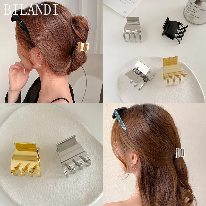 Bilandi Fashion Metal Hair Clip Barrettes Hair Claw Clip For Women Girls Golden Silvery Plating Hairpin Barrette Headwear
Bilandi Fashion Metal Hair Clip Barrettes Hair Claw Clip For Women Girls Golden Silvery Plating Hairpin Barrette Headwear