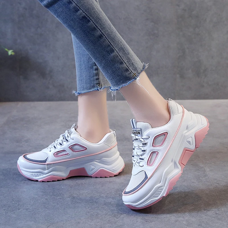 Women Chunky Sneakers Fashion Platform Sneakers White Ladies Brand Designer Casual Shoes Woman Mesh Sports Dad Shoes Female
Women Chunky Sneakers Fashion Platform Sneakers White Ladies Brand Designer Casual Shoes Woman Mesh Sports Dad Shoes Female