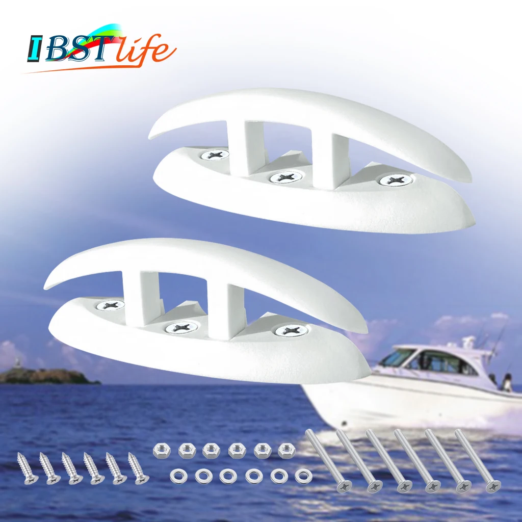 2X 5inch Nylon Sailboats Flip Up Folding Pull Up Cleat Dock Deck Boat marine Kayak hardware Line Rope mooring Cleat accessories
2X 5inch Nylon Sailboats Flip Up Folding Pull Up Cleat Dock Deck Boat marine Kayak hardware Line Rope mooring Cleat accessories