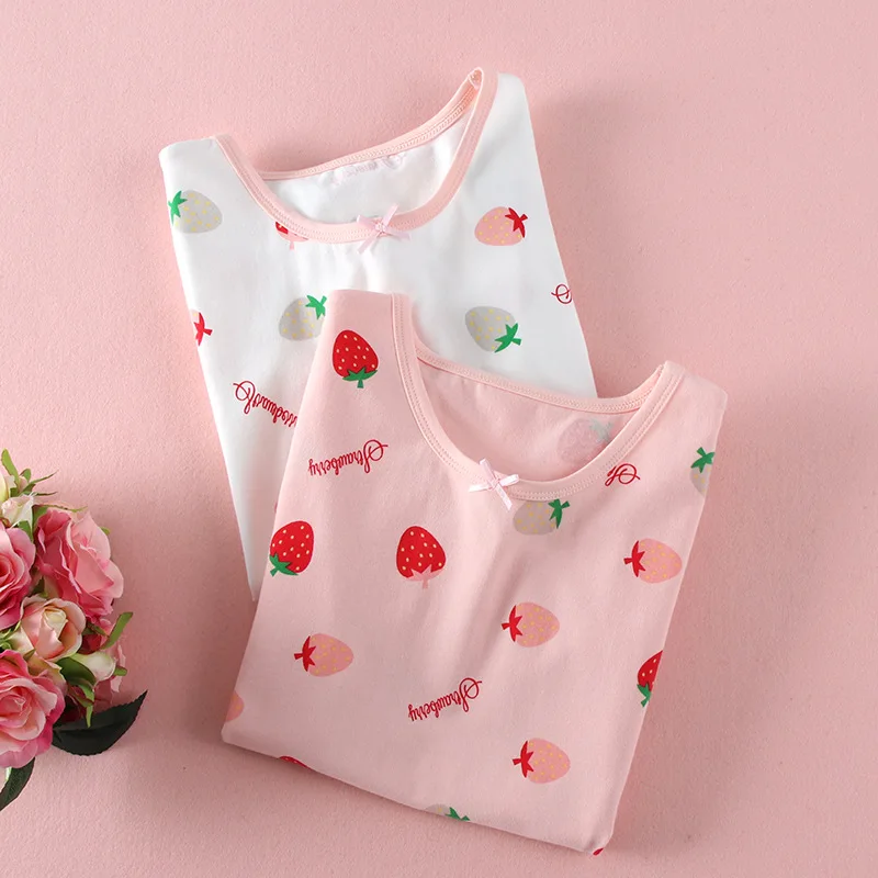 2021 new delivery children clothes baby summer short sleeve pajama Nightdress 95% cotton home clothes 100-160 strawberry
2021 new delivery children clothes baby summer short sleeve pajama Nightdress 95% cotton home clothes 100-160 strawberry