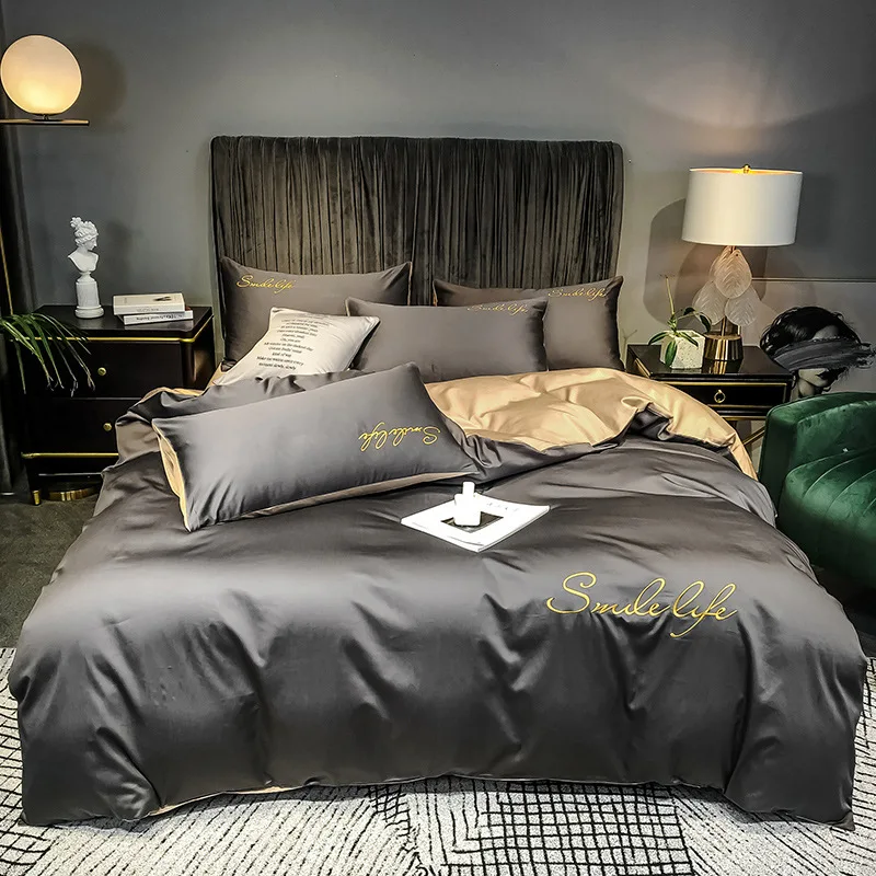 ELKA Simple Style Solid Color Duvet Cover Set Comforter Bedding Sets Queen Bed Sheets and Pillowcases Oceania
ELKA Simple Style Solid Color Duvet Cover Set Comforter Bedding Sets Queen Bed Sheets and Pillowcases Oceania