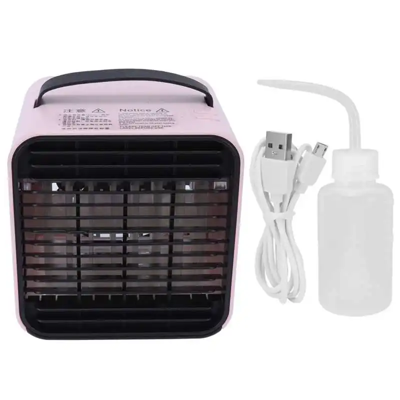 Air Cooler Cooling Fan Mini Negative Ion Air Conditioner Fan Pink USB Charging Air Cooler for Dormitory Home
Air Cooler Cooling Fan Mini Negative Ion Air Conditioner Fan Pink USB Charging Air Cooler for Dormitory Home