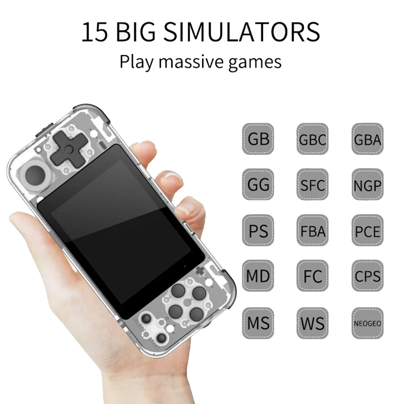 POWKIDDY Q90, Retro Game Console, 3 inch IPS screen Open Dual System Handheld, Video Game Handheld Support PS1, game player q90
POWKIDDY Q90, Retro Game Console, 3 inch IPS screen Open Dual System Handheld, Video Game Handheld Support PS1, game player q90