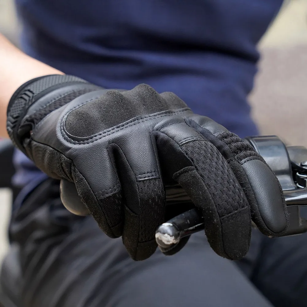 1*pairs of gloves Touchscreen PU Leather Motorcycle Full Finger Gloves Protective Gear Racing S/ M/ L/ XL Protect hard knuckle.
1*pairs of gloves Touchscreen PU Leather Motorcycle Full Finger Gloves Protective Gear Racing S/ M/ L/ XL Protect hard knuckle.