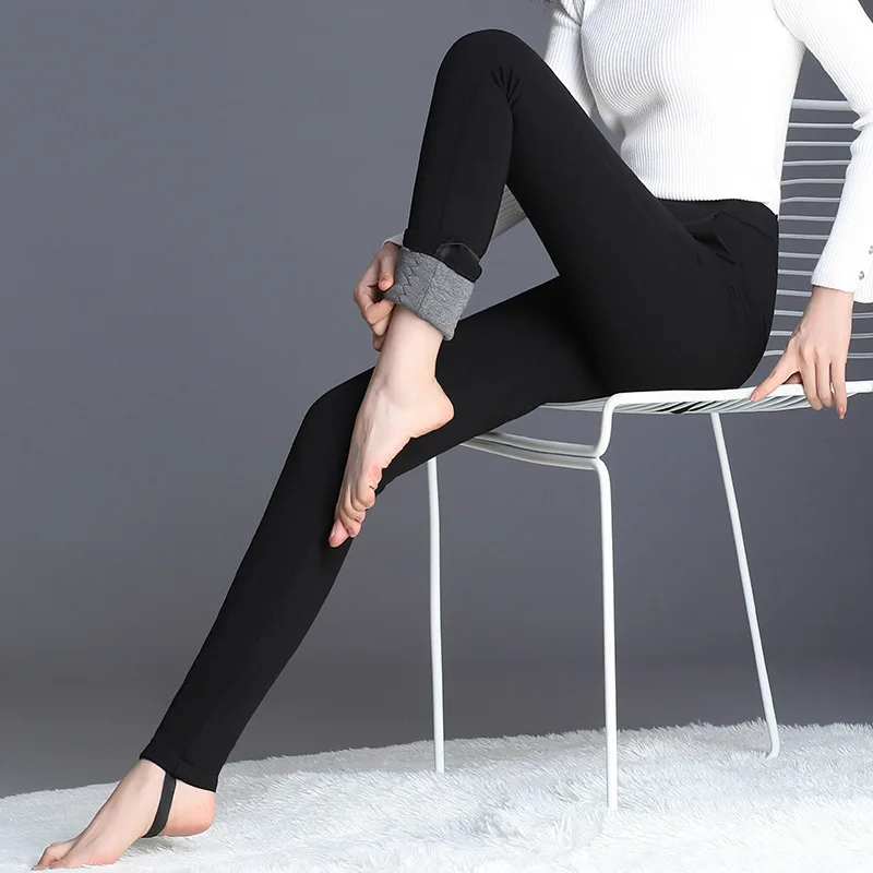 Quality Luxury Womens Trousers Fashion Slim Fit Skinny Female Winter Thick High Waist Pencil Pants Plus Size M-4XL
Quality Luxury Womens Trousers Fashion Slim Fit Skinny Female Winter Thick High Waist Pencil Pants Plus Size M-4XL