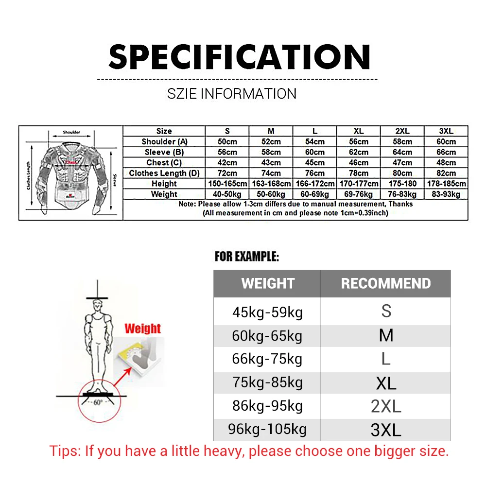 HEROBIKER Motocross Body Armor Full Body Armor Motorcycle Jacket With Protection Motocross Neck Motorbike Protection Gear Suit
HEROBIKER Motocross Body Armor Full Body Armor Motorcycle Jacket With Protection Motocross Neck Motorbike Protection Gear Suit