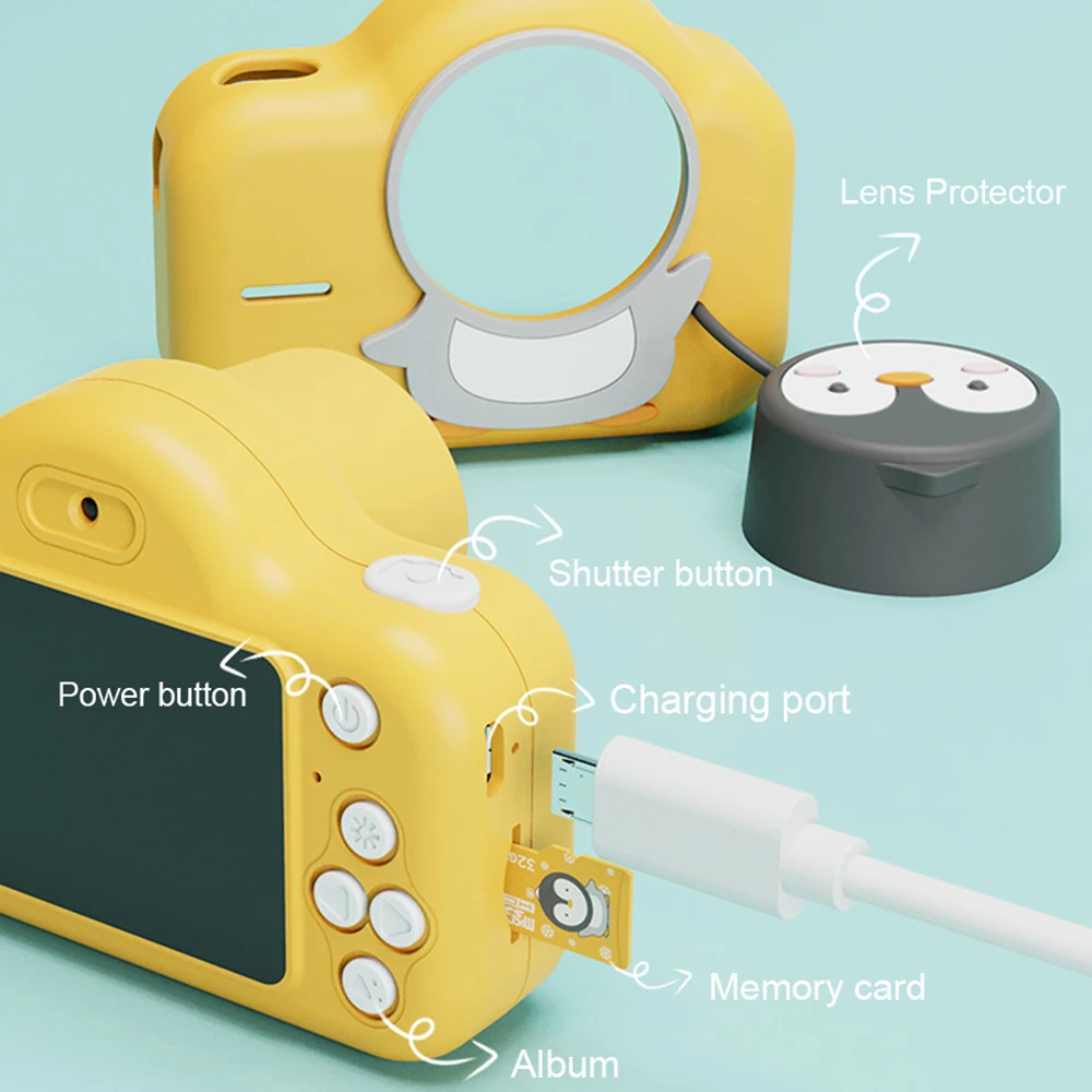 Portable kid's Camera Digital Toy Camera Fotograficas Chargable Video Photo Camera Toy For Kids Photography Cameras For Gift
Portable kid's Camera Digital Toy Camera Fotograficas Chargable Video Photo Camera Toy For Kids Photography Cameras For Gift