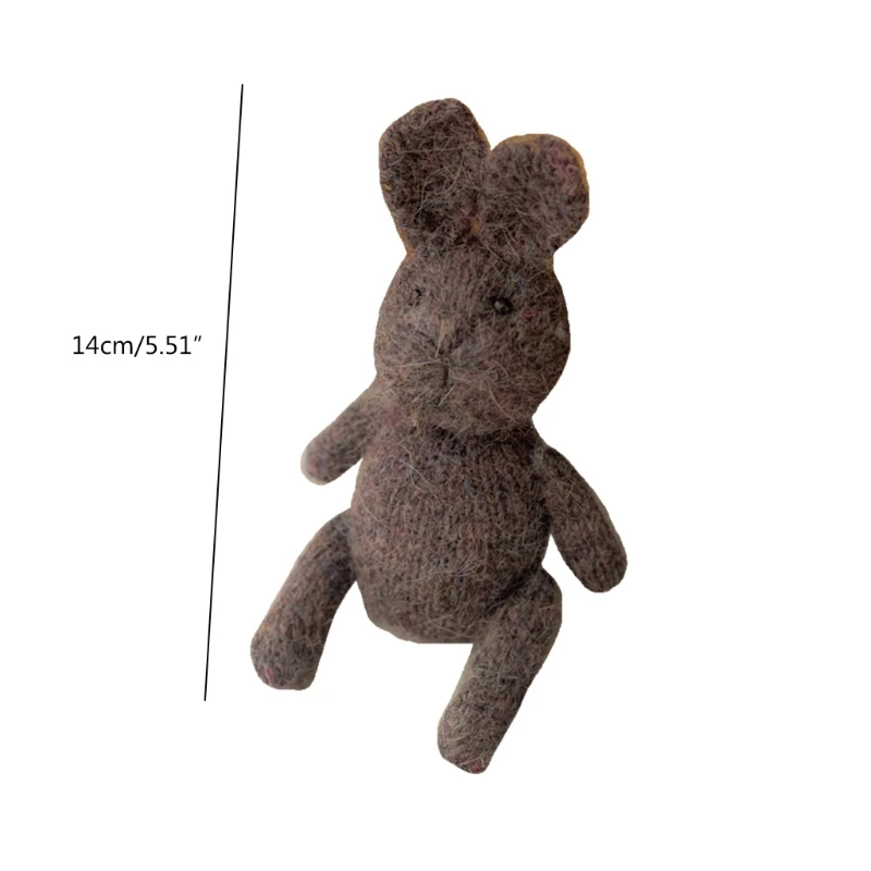 Newborn Photography Props Bunny Doll Knitted Cute Animal Rabbit Baby Photo Shooting Fotografia Accessory 
Newborn Photography Props Bunny Doll Knitted Cute Animal Rabbit Baby Photo Shooting Fotografia Accessory