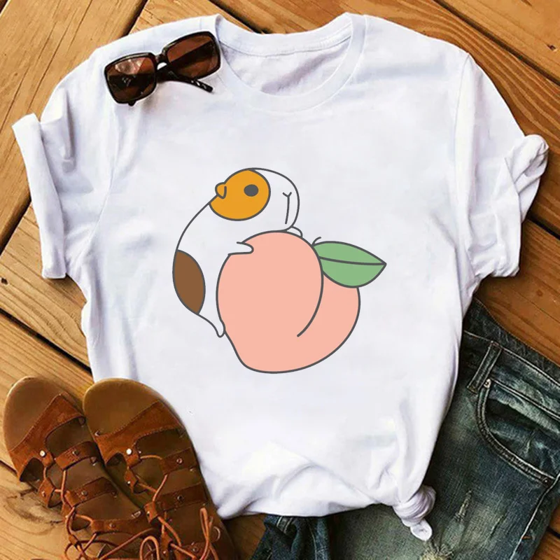 Maycaur Funny Women T-shirt Cartoon Peach Printing Female T Shirt Cartoon Tshirt Harajuku Fashion O-Neck Tops Tees Femme Clothes
Maycaur Funny Women T-shirt Cartoon Peach Printing Female T Shirt Cartoon Tshirt Harajuku Fashion O-Neck Tops Tees Femme Clothes