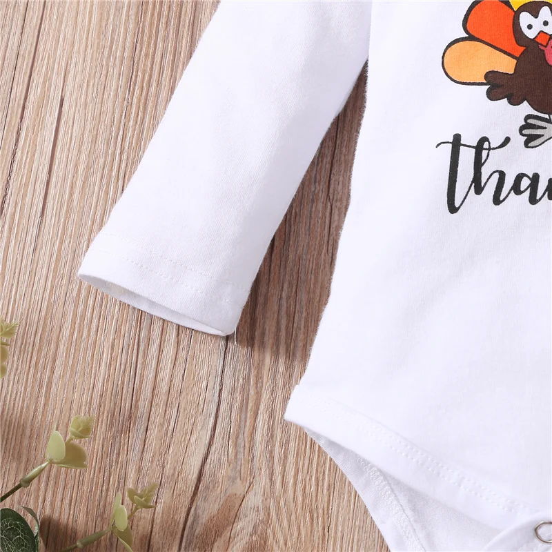 3Pcs Baby Boys Girls Casual Clothes Sets,Long Sleeve O-Neck Letter Thanksgiving Day Romper+Chicken Fruit Printing Long Pants+Cap
3Pcs Baby Boys Girls Casual Clothes Sets,Long Sleeve O-Neck Letter Thanksgiving Day Romper+Chicken Fruit Printing Long Pants+Cap