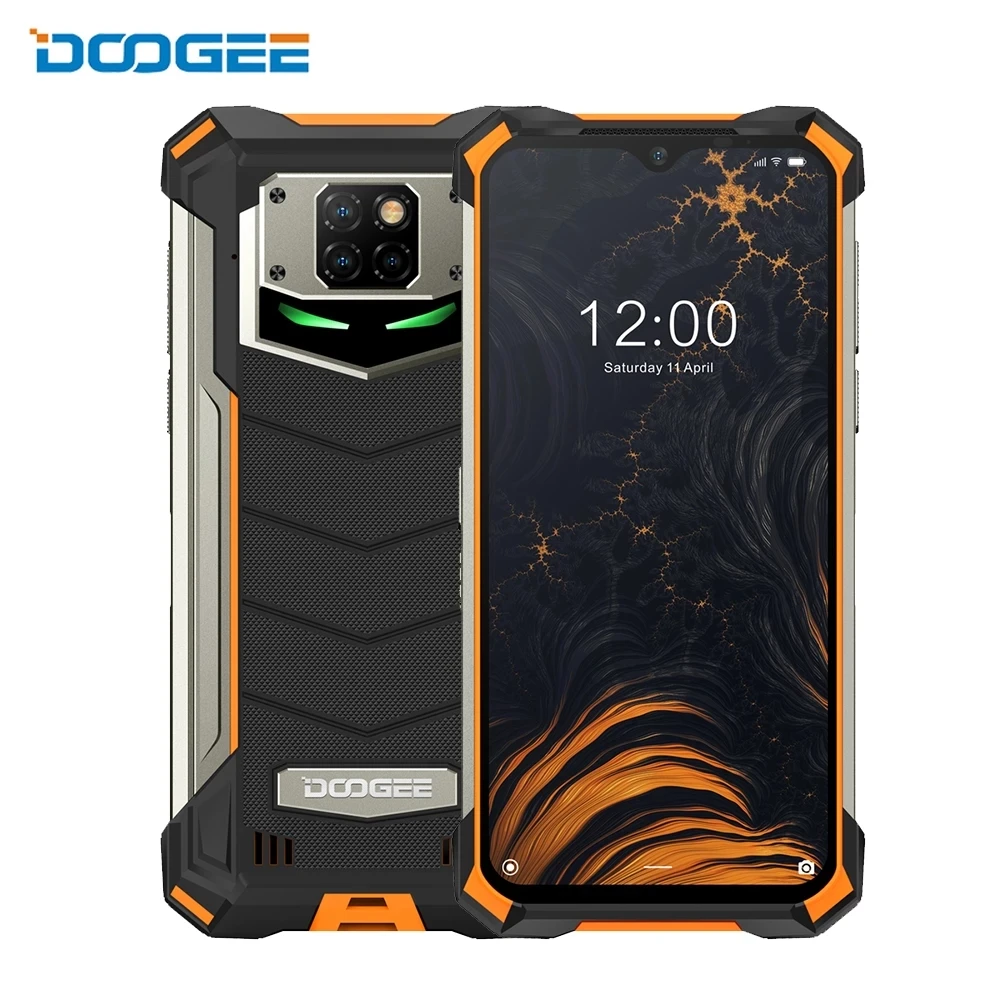 

Смартфон DOOGEE S88 Pro IP68/IP69K, прочный водонепроницаемый мобильный телефон, 10000 мАч, Восьмиядерный процессор Helio P70, 6 ГБ ОЗУ 128 Гб ПЗУ, ОС Android 10