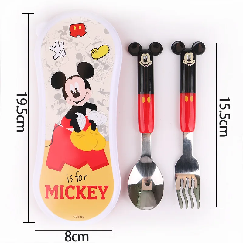 Disney Children's Tableware Stainless Steel Baby Spoon Fork Set Portable Learning Spoon Baby Training Spoon
Disney Children's Tableware Stainless Steel Baby Spoon Fork Set Portable Learning Spoon Baby Training Spoon