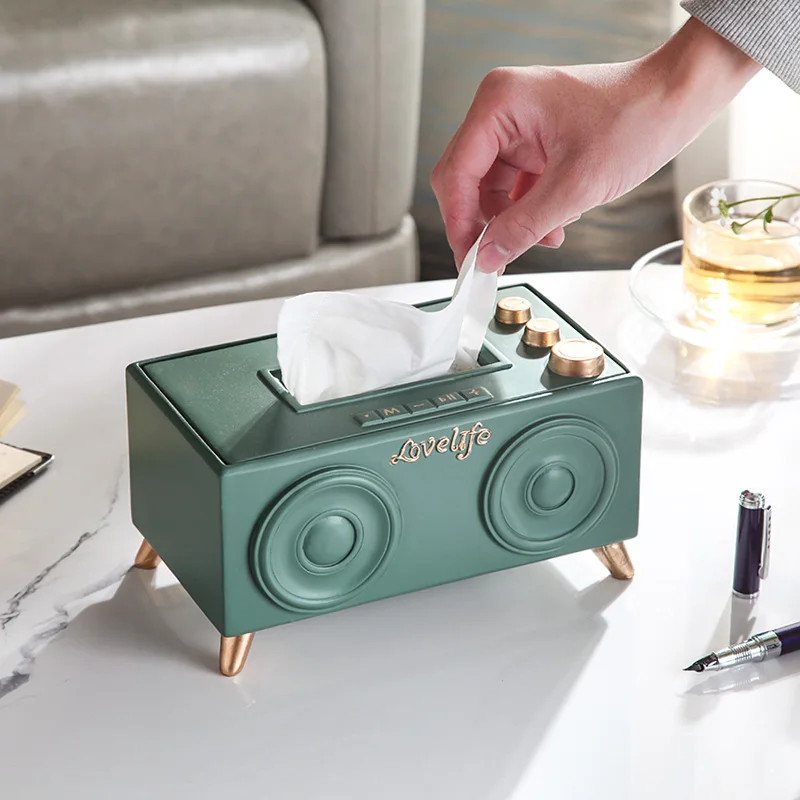 Resin Radio Table Napkin Paper Holder Tissue Boxes Storage Holder for Paper Towels Desk Organizer Home Decoration Accessories
Resin Radio Table Napkin Paper Holder Tissue Boxes Storage Holder for Paper Towels Desk Organizer Home Decoration Accessories