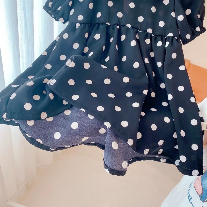 Girls summer dot short sleeve dress 1-6 years children loose casual chiffon princess dresses
Girls summer dot short sleeve dress 1-6 years children loose casual chiffon princess dresses