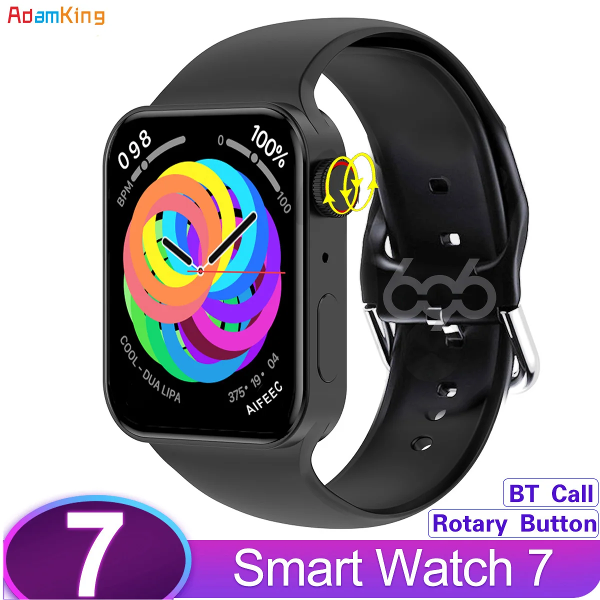 696 New IWO Smart Watch Series 7 Heart Rate Monitor 2021 Smartwatch Men Women Fitness Tracker Bracelet For Android IOS Iphone
696 New IWO Smart Watch Series 7 Heart Rate Monitor 2021 Smartwatch Men Women Fitness Tracker Bracelet For Android IOS Iphone