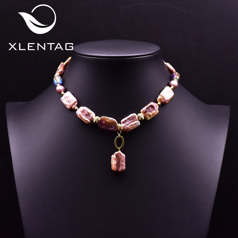 XlentAg Natural Colourful Geometric Baroque Pearl Statement Choker Necklace Women Rectangle Purple Crystal Luxury Jewerly GN0191
XlentAg Natural Colourful Geometric Baroque Pearl Statement Choker Necklace Women Rectangle Purple Crystal Luxury Jewerly GN0191