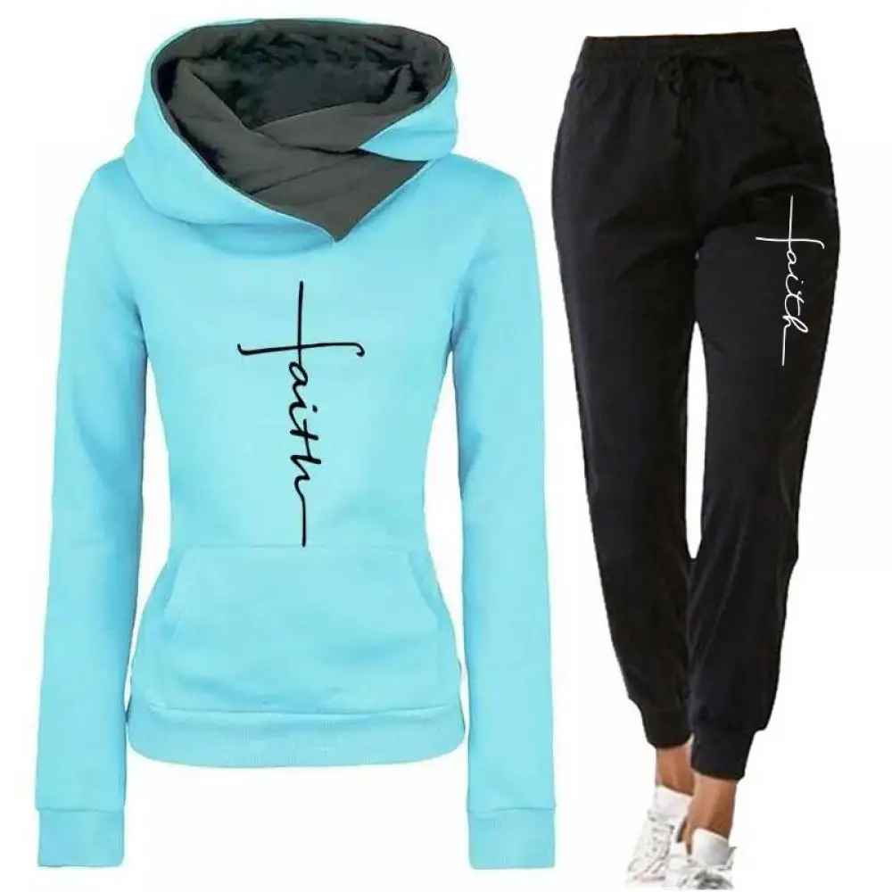 Lapel Hoodies Tracksuit Women's Pullover and Sports Trousers Two-Piece Sets Simple Casual Loose Jogging Sweatshirt Autumn Winter
Lapel Hoodies Tracksuit Women's Pullover and Sports Trousers Two-Piece Sets Simple Casual Loose Jogging Sweatshirt Autumn Winter