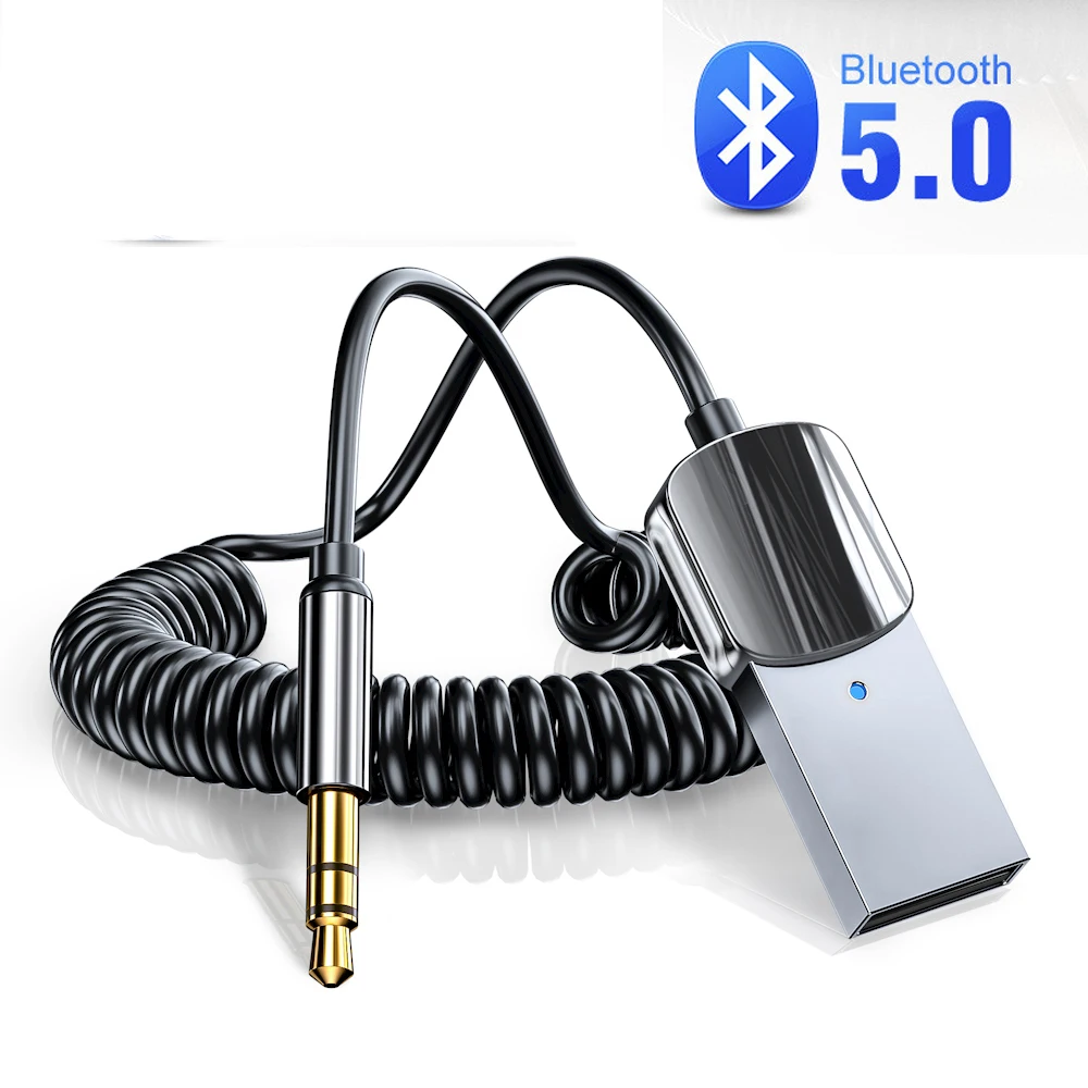 Car AUX Bluetooth Dongle 3.5mm Jack To USB Cable Adapter Bluetooth 5.0 Receiver For Speaker Audio Music Transmitter Handsfree
Car AUX Bluetooth Dongle 3.5mm Jack To USB Cable Adapter Bluetooth 5.0 Receiver For Speaker Audio Music Transmitter Handsfree