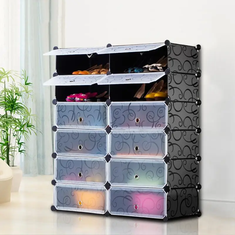 6 Layer Shoe Cabinet Nonwoven Fabric Removable Diy Assembly Space-saving Storage Cabinet Shoes Rack Door Home Furniture HWC
6 Layer Shoe Cabinet Nonwoven Fabric Removable Diy Assembly Space-saving Storage Cabinet Shoes Rack Door Home Furniture HWC