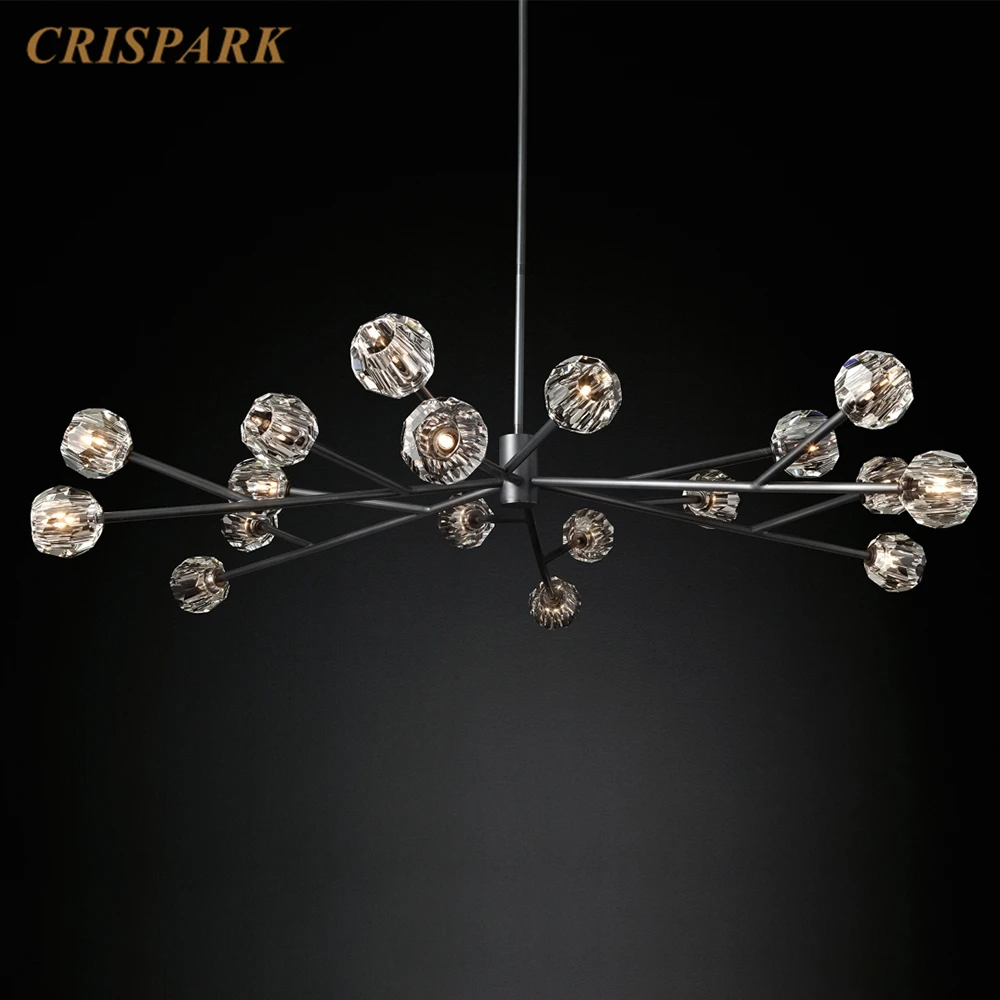 Crystal Ball Round 72"Chandelier Light LED G9 Vintage 200cm Rod Indoor Brass Hanging Lamp Art Deco Living Room Dining Table
Crystal Ball Round 72"Chandelier Light LED G9 Vintage 200cm Rod Indoor Brass Hanging Lamp Art Deco Living Room Dining Table