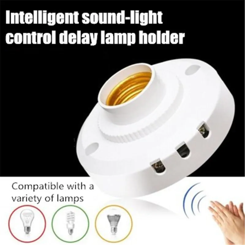 220V intelligent sound-light control switch lamp holder induction delay sound-control switch corridor energy saving smart home
220V intelligent sound-light control switch lamp holder induction delay sound-control switch corridor energy saving smart home