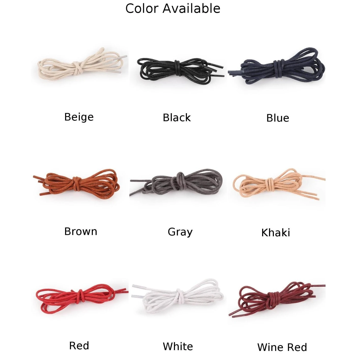 Round Waxed Solid Color Shoelaces Shoes Strings Boot Sport Shoe Laces Cord 9 Colors Athletic Shoe String
Round Waxed Solid Color Shoelaces Shoes Strings Boot Sport Shoe Laces Cord 9 Colors Athletic Shoe String