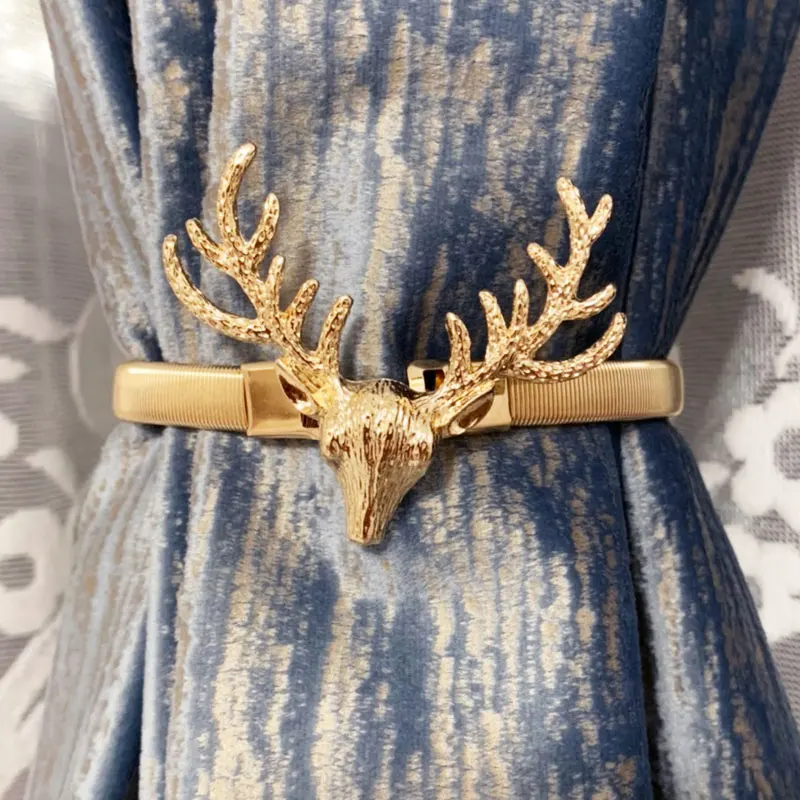 SPRING ROPE CURTAIN TIEBACK METAL ELK CURTAINS ACCESSOIRES TIE BACK DECORATION ALLOY HOME CURTAIN DECOR ALLOY SPRING TIEBACK
SPRING ROPE CURTAIN TIEBACK METAL ELK CURTAINS ACCESSOIRES TIE BACK DECORATION ALLOY HOME CURTAIN DECOR ALLOY SPRING TIEBACK