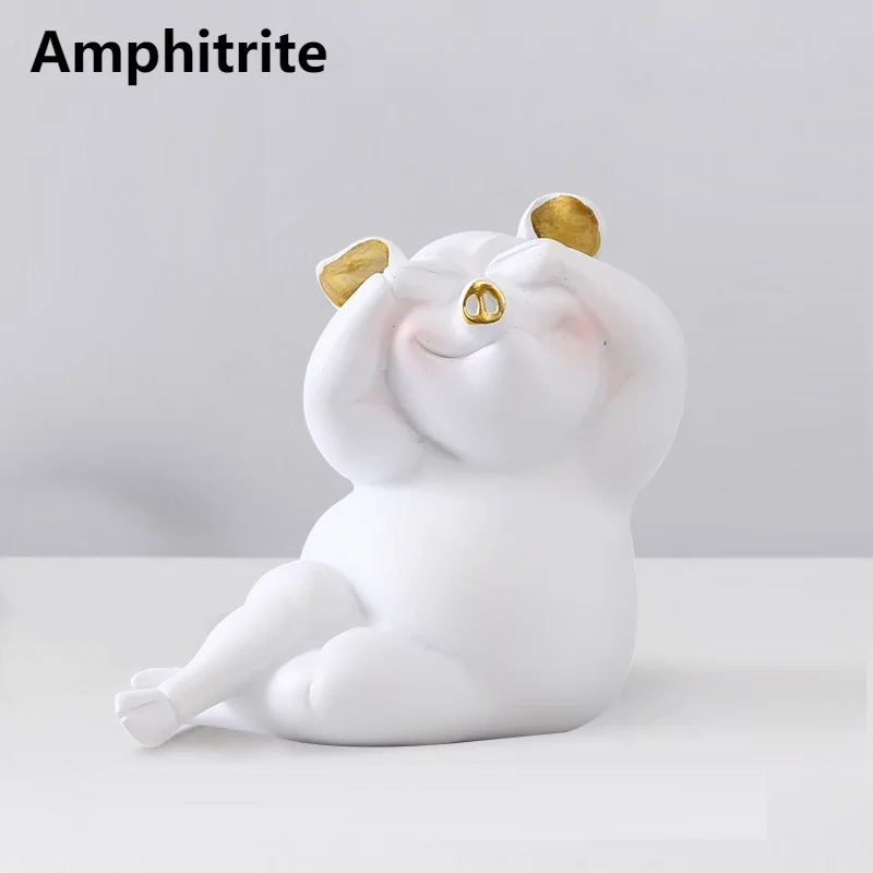 Nordic Animals Art Sculpture Of Three Non-Pigs Statue Of Resistant Crafts Decorating Presents For Opening Stage Garden Wedding
Nordic Animals Art Sculpture Of Three Non-Pigs Statue Of Resistant Crafts Decorating Presents For Opening Stage Garden Wedding