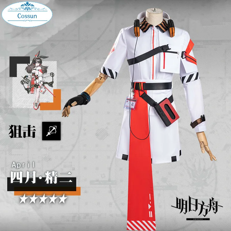Arknights April Cosplay Costume Game Suit Dress Uniform Halloween Party Outfit For Women New
Arknights April Cosplay Costume Game Suit Dress Uniform Halloween Party Outfit For Women New