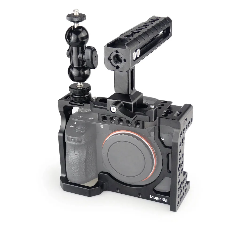 Клетка для камеры MAGICRIG DSLR с ручкой NATO и шаровой головкой Sony A7RIII /A7RII /A7M3 /A7III