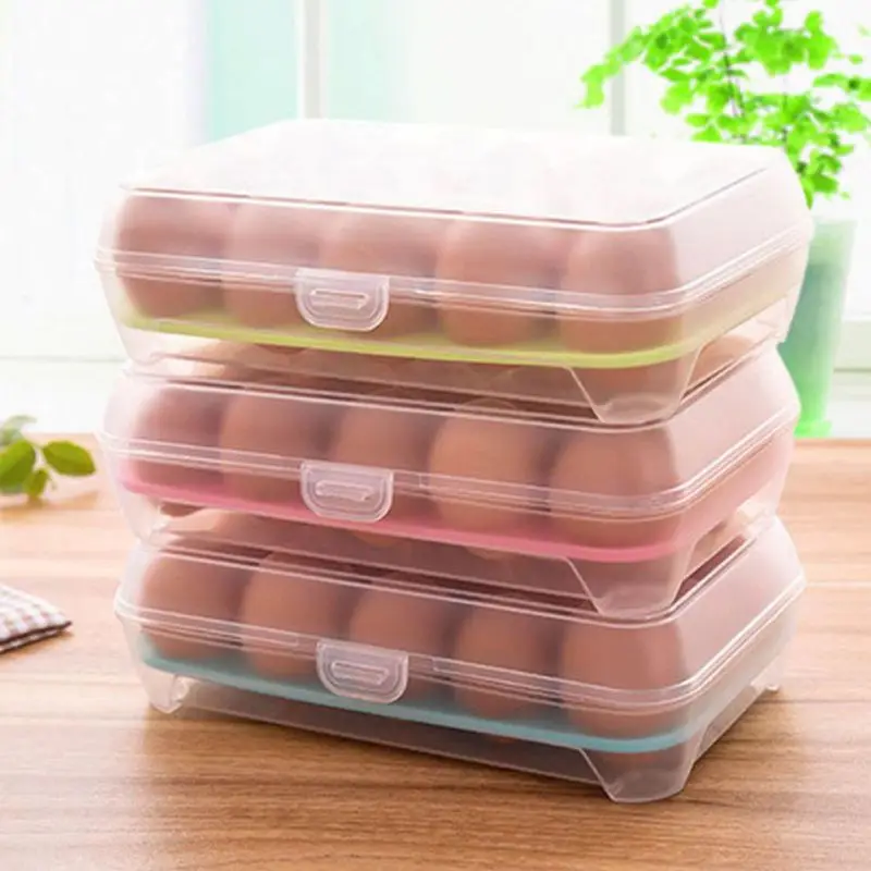 15 Grid Egg Storage Box Refrigerator Crisper Egg Protection Box Portable Egg Carriage Container For Camping Picnic
15 Grid Egg Storage Box Refrigerator Crisper Egg Protection Box Portable Egg Carriage Container For Camping Picnic