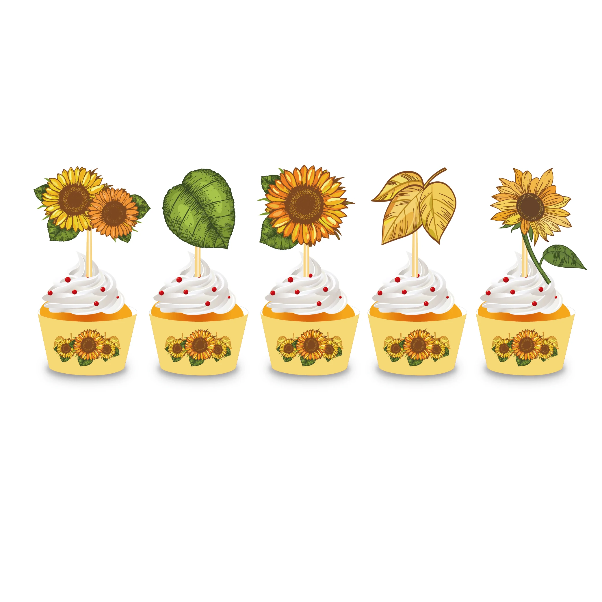 Spring Bee Sunflowers Cake Topper Warpper Baby Shower Happy Birthday Party Decorations Sunflower Cupcake Decorating Supplies 
Spring Bee Sunflowers Cake Topper Warpper Baby Shower Happy Birthday Party Decorations Sunflower Cupcake Decorating Supplies