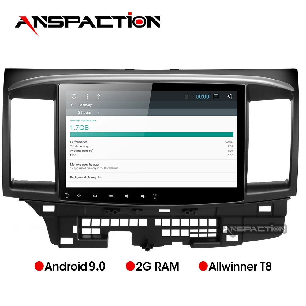 Android 9 0 автомобильный DVD для MITSUBISHI LANCER 10 1 дюймов 2 DIN 3g/4G gps Радио Видео плеер с