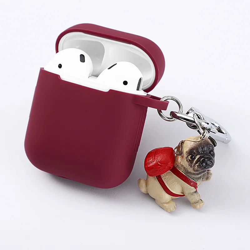 Силиконовый чехол для наушников Apple AirPods с рисунком|Аксессуары наушников| |