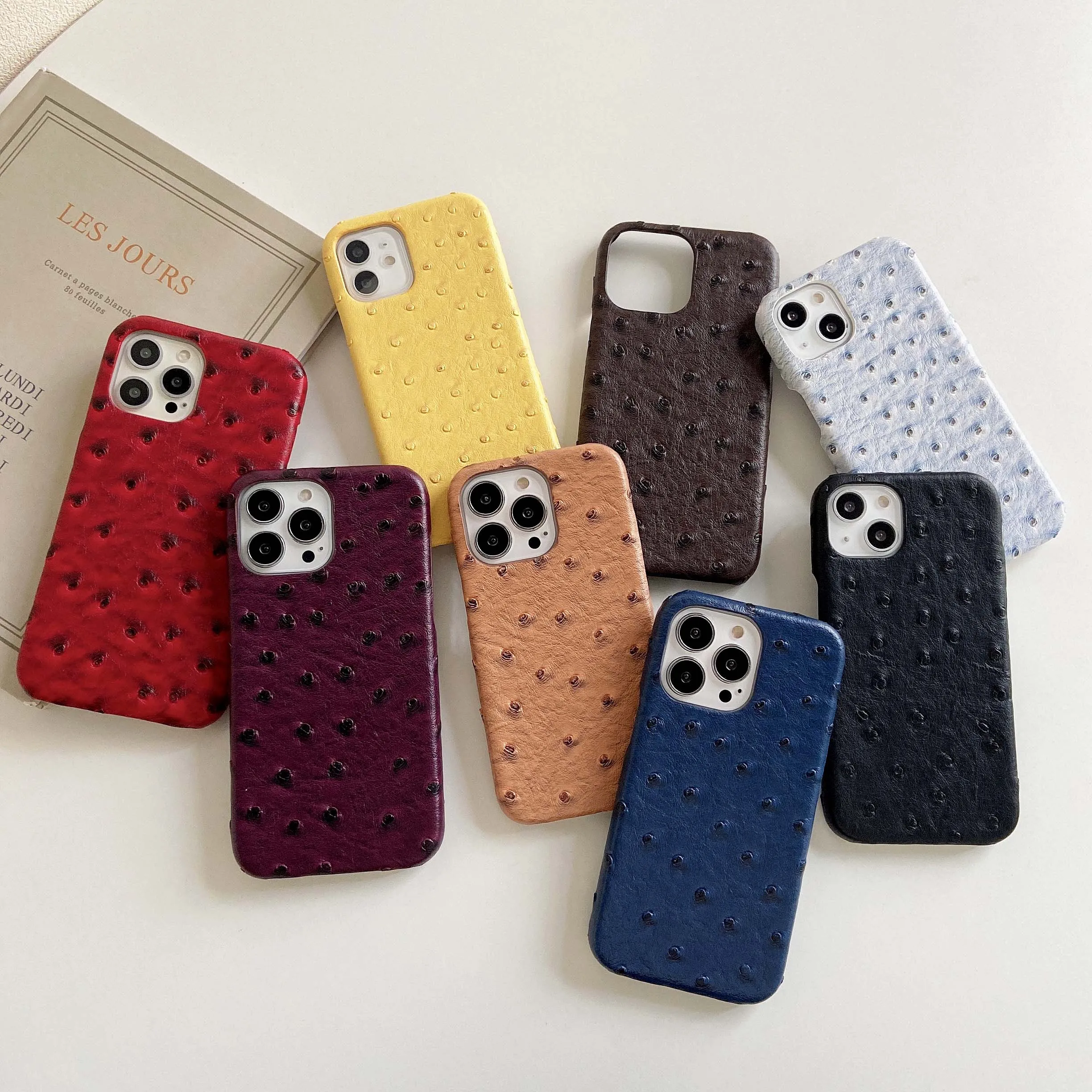 Non-slip For iphone13Pro Max Ostrich Pattern Leather Phone Cover For Apple 11 12 Pro Max 7 8 Plus X XR Xs Luxury Shockproof Case
Non-slip For iphone13Pro Max Ostrich Pattern Leather Phone Cover For Apple 11 12 Pro Max 7 8 Plus X XR Xs Luxury Shockproof Case