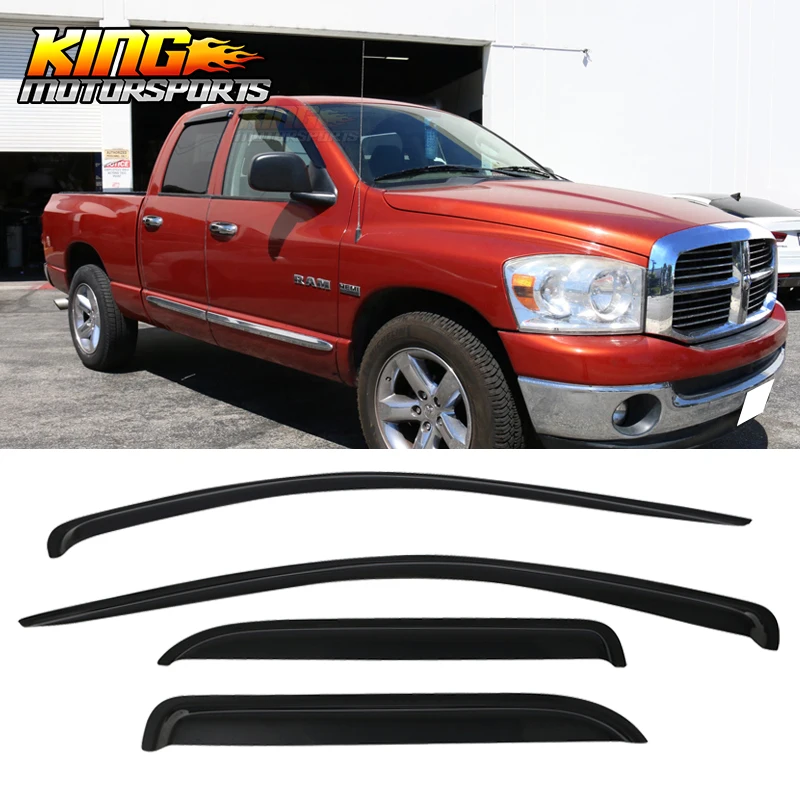 Fit For 2002-2009 Dodge Ram Quad Cab Window Visors 4Pc Set Smoke/Tinted Acrylic Global Free Shipping Worldwide
Fit For 2002-2009 Dodge Ram Quad Cab Window Visors 4Pc Set Smoke/Tinted Acrylic Global Free Shipping Worldwide