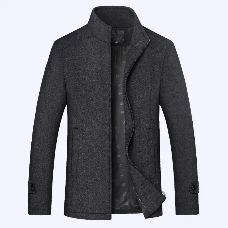 Men Clothing 2021 Winter New Woolen Coat Men's Stand-up Collar Casual Short Woolen Coat
Men Clothing 2021 Winter New Woolen Coat Men's Stand-up Collar Casual Short Woolen Coat