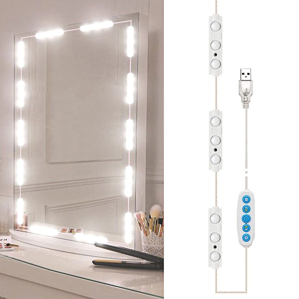 LED Makeup Light Kit,Touch Dimmable Mirror Bulbs, Hollywood Vanity Lighting Lights For Wall,Dressing Table Bathroom
LED Makeup Light Kit,Touch Dimmable Mirror Bulbs, Hollywood Vanity Lighting Lights For Wall,Dressing Table Bathroom