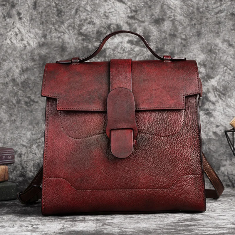 First layer cowhide women's bag fashion Chinese style 2021 new leather manual brush color single shoulder diagonal bag
First layer cowhide women's bag fashion Chinese style 2021 new leather manual brush color single shoulder diagonal bag