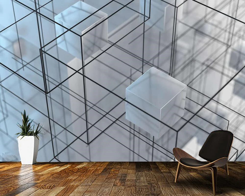 Papel de parede Square line technology abstract geometric 3d wallpaper mural,living room tv bedroom wall papers home decoration
Papel de parede Square line technology abstract geometric 3d wallpaper mural,living room tv bedroom wall papers home decoration